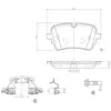 Jeu de plaquettes de frein, frein à disque P 85 190 Brembo P85190