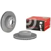Jeu de 2 disques de frein Co-cast BREMBO 09.D525.13 - Réf. 1393867