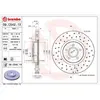 BREMBO XTRA LINE, poinçonné/ventil, Essieu avant, par ex. pour Ford
