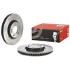 Jeu de 2 disques de frein vernis BREMBO 09.D210.11 - Réf. 1393845
