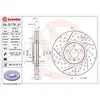 Brembo Disque de frein, ventilé de l'intérieur, Essieu avant, par ex. pour Mini