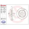 Disque de frein BREMBO 08D41611 arrière, plein, 1 pièce