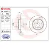 Jeu de 2 disques de frein vernis BREMBO 08.D225.11 - Réf. 1393307