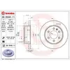 BREMBO Disques de frein pour MERCEDES-BENZ: Sprinter (Ref: 08.D045.11)