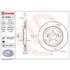 Jeu de 2 disques de frein vernis BREMBO 09.D085.11 - Réf. 1393841
