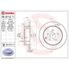 Disque de frein BREMBO 08D71211 arrière, plein, 1 pièce