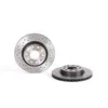 Jeu de 2 disques de frein Xtra BREMBO 09.9167.1X - Réf. 1394245