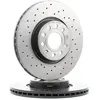 Jeu de 2 disques de frein Xtra BREMBO 09.9772.1X - Réf. 1394317