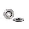 Jeu de 2 disques de frein Xtra BREMBO 09.4939.1X - Réf. 1393917