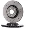 Jeu de 2 disques de frein Xtra BREMBO 09.4939.2X - Réf. 1393918