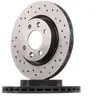 Jeu de 2 disques de frein Xtra BREMBO 09.5802.2X - Réf. 1394017