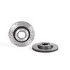 Jeu de 2 disques de frein Xtra BREMBO 09.7196.1X - Réf. 1394097