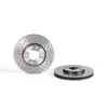 Jeu de 2 disques de frein Xtra BREMBO 09.7629.1X - Réf. 1394117