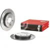 Brembo Jeu de 2 disques de frein, poinçonn, Essieu arrière, par ex. pour Toyota