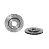 Jeu de 2 disques de frein Xtra BREMBO 09.5196.1X - Réf. 1393955