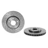 Jeu de 2 disques de frein Xtra BREMBO 09.8304.2X - Réf. 1394177