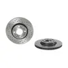 Jeu de 2 disques de frein Xtra BREMBO 09.9078.1X - Réf. 1394219