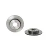 Brembo Jeu de 2 disques de frein, plein, Essieu avant, par ex. pour Rover, MG