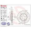 Jeu de 2 disques de frein Xtra BREMBO 09.8304.1X - Réf. 1394176
