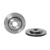 Disque de frein BREMBO 0986551X avant, perforé, ventilé, perforé, 1 pièce