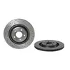 Jeu de 2 disques de frein Xtra BREMBO 09.B040.1X - Réf. 1393709