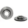 Brembo Disque de frein, poinçonné/ventil, Essieu avant, par ex. pour Porsche