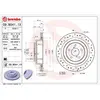Jeu de 2 disques de frein Xtra BREMBO 09.B041.1X - Réf. 1393710
