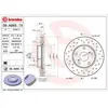 BREMBO Disques de frein pour TOYOTA: Auris, Corolla (Ref: 09.A865.1X)