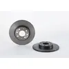 Brembo Jeu de 2 disques de frein, plein, Essieu avant, par ex. pour Fiat