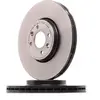 Jeu de 2 disques de frein vernis BREMBO 09.9895.11 - Réf. 1394329