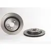 Brembo Disque de frein, ventilé de l'intérieur, Essieu arrière, par ex. pour Volvo