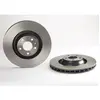 Brembo Disque de frein, ventilé de l'intérieur, Essieu avant, par ex. pour Audi