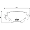 Kit de plaquettes de frein, frein à disque P 24 059 Brembo P24059
