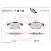 Kit de plaquettes de frein, frein à disque P 59 042 Brembo P59042