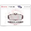 Kit de plaquettes de frein, frein à disque P 56 036 Brembo P56036