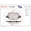 Kit de plaquettes de frein, frein à disque P 23 065 Brembo P23065
