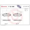 Kit de plaquettes de frein, frein à disque P 23 069 Brembo P23069