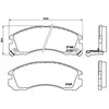 Kit de plaquettes de frein, frein à disque P 54 017 Brembo P54017