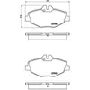 Brembo P50049 Plaquettes de Frein Avant