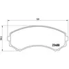 Brembo P54029 Plaquettes de Frein Avant