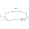 Kit de plaquettes de frein, frein à disque P 54 030 Brembo P54030