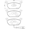 Jeu de 4 plaquettes de frein BREMBO P 85 137X - Réf. 131P85137X