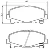 BREMBO Plaquettes de frein X4 pour HONDA: Accord (Ref: P 28 043X)