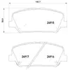 Kit de plaquettes de frein, frein à disque BREMBO XTRA LINE P 30 065X P30065X