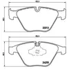 BREMBO Plaquettes de frein X4 pour BMW: Série 3, X1 (Ref: P 06 055X)