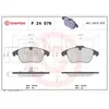 Kit de plaquettes de frein, frein à disque P 24 076 Brembo P24076