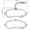 Brembo P61096 Plaquettes de Frein Avant