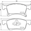Kit de plaquettes de frein, frein à disque P 59 083 Brembo P59083