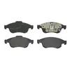 Brembo Jeu de 4 plaquettes de frein, Essieu avant, par ex. pour Jeep, Fiat