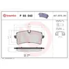 Kit de plaquettes de frein, frein à disque P 65 040 Brembo P65040